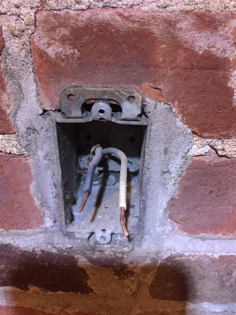 how to install a junction box in a brick wall|putting electrical box existing drywall.